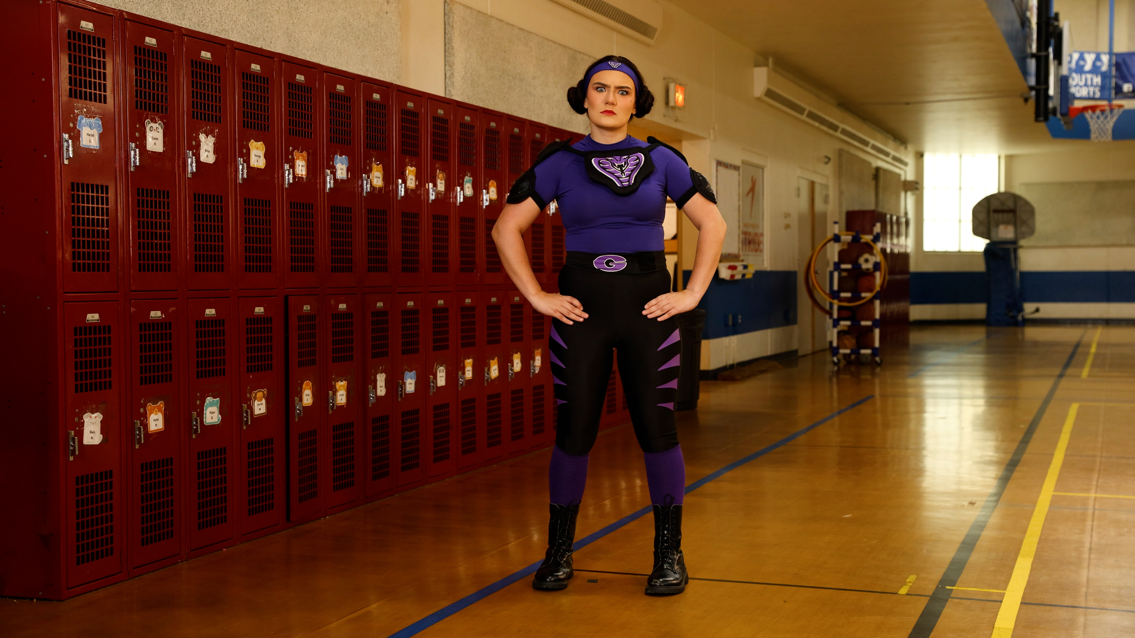 FUN96458AD Women's Dodgeball Globo Gym Costume